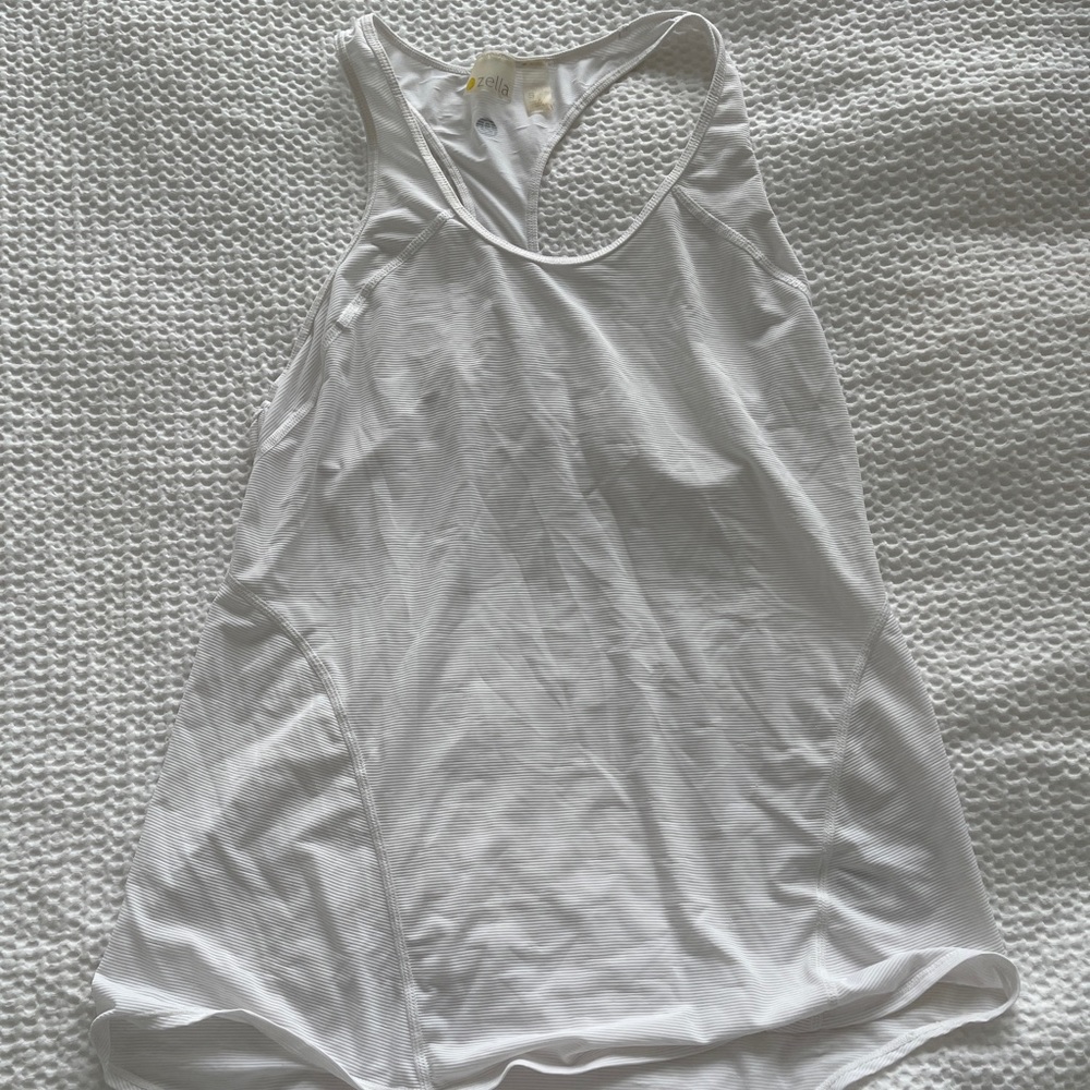 Zella white workout tank top